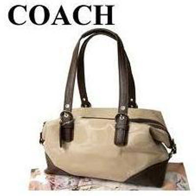 COACH 蔻驰 新款Ashely单肩手拎两用包 (COACH F17394 / COACH 17394) (卡其色)，  原价￥3500，限时仅售￥1598！  绝对正品，超低折扣，含美国直邮～
