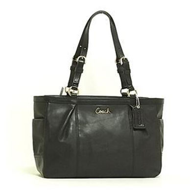 COACH蔻驰 新款牛皮单肩包 (COACH F17721 / COACH 17721) (黑色)，原价￥3660，限时仅售￥1298！绝对正品，超低折扣，含美国直邮～