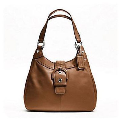 COACH 蔻驰 纯色牛皮挎包 (COACH F17219 / COACH 17219) (栗色)，原价￥3650，限时仅售￥1598！绝对正品，超低折扣，含美国直邮～