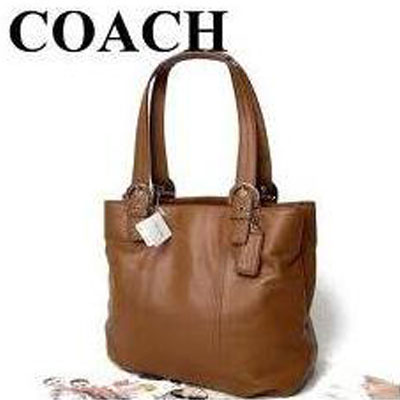 COACH 蔻驰 2011新款全牛皮女士单肩包 (COACH F17216 / COACH 17216) (栗色)，原价￥4280，限时仅售￥1708！绝对正品，超低折扣，含美国直邮～