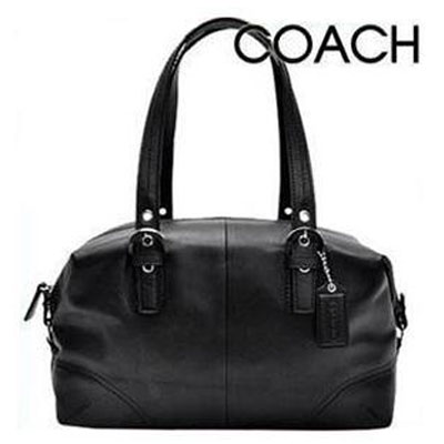 COACH 蔻驰 新款时尚单肩包 (COACH F17220 / COACH 17220) (黑色)，原价￥3200，限时仅售￥1758！绝对正品，超低折扣，含美国直邮～