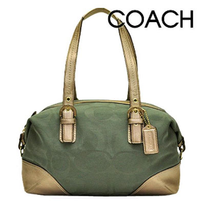 COACH 蔻驰  新款Ashely单肩手拎两用包 (COACH F17394 / COACH 17394) (绿色)，  原价￥3500，限时仅售￥1598！  绝对正品，超低折扣，含美国直邮～