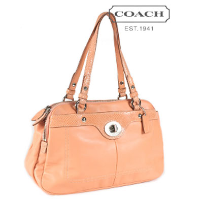 COACH蔻驰 头层牛皮新款单肩包（ COACH F16529 / COACH 16529）(珊瑚红)，原价￥4950，限时仅售￥1658！  绝对正品，超低折扣，含美国直邮～