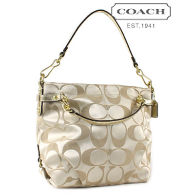 COACH 蔻驰 新款单肩女包 (COACH F17183 / COACH 17183) (卡其色+金色)，原价￥3441，限时仅售￥1588！  绝对正品，超低折扣，含美国直邮～