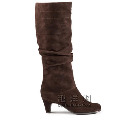 Aerosoles爱柔仕 2011秋款褶皱显瘦高筒靴 Runningplay tall Boots(棕色)，原价￥1798，限时仅售￥1288！绝对正品，超低折扣，含美国直邮～