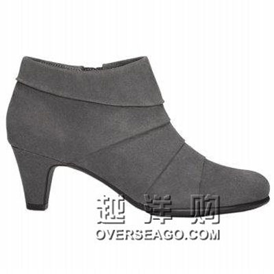 Aerosoles爱柔仕 2011新款女士低跟鞋 Play Pleat Boots(灰色)，原价￥1058，限时仅售￥658！绝对正品，超低折扣，含美国直邮～