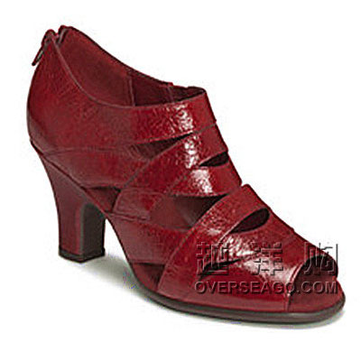 Aerosoles爱柔仕 2011秋款优雅罗马鱼嘴鞋 优雅罗马鱼嘴鞋 Ginyard-Women's-Dark Red Leather(酒红)，原价￥968，限时仅售￥823！绝对正品，超低折扣，含美国直邮～