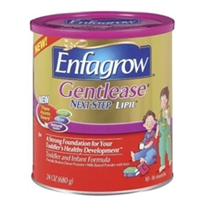 Enfamil 美赞臣 2段/二段 防胀气婴幼儿奶粉(Gentlease)(适合10-36个月)(1罐装，680g/罐*1)，原价￥458，限时仅售￥338！绝对正品，超低折扣，含美国直邮～