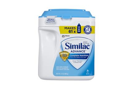 Similac雅培 1段/一段金盾奶粉（Go & Advance）（适合0-12月）（2罐装，964g/罐*2 ），原价￥898，限时仅售￥688！绝对正品，超低折扣，含美国直邮～