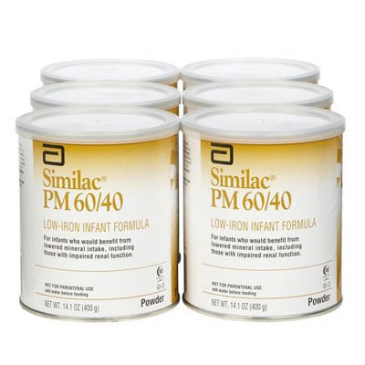 Similac 雅培 1段/一段 低铁婴幼儿奶粉(Low-Iron)(适合一岁以下)(6罐装,400g/罐*6)，原价￥2490，限时仅售￥1198！绝对正品，超低折扣，含美国直邮～