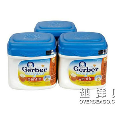 Gerber Good Start 嘉宝雀巢 2段/二段 婴儿温和配方营养奶粉(Gentle)(适合9-24月)(3罐装，623g/罐*3)，原价￥1320，限时仅售￥798！绝对正品，超低折扣，含美国直邮～