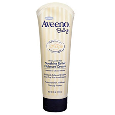 美国Aveeno baby 天然燕麦舒缓润肤保湿乳霜 Soothing Relief Moisture Cream(2支装，227g*2)，原价￥288，限时仅售￥268！绝对正品，超低折扣，含美国直邮～