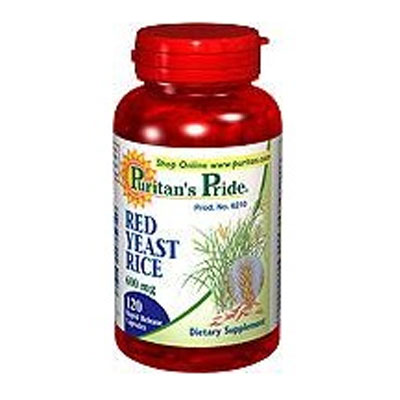 美国puritan's pride普瑞登 有效降血脂降血压降胆固醇红曲米 Red Yeast Rice(600mg*120粒*3)，原价￥405，限时仅售￥318！绝对正品，超低折扣，含美国直邮哦~