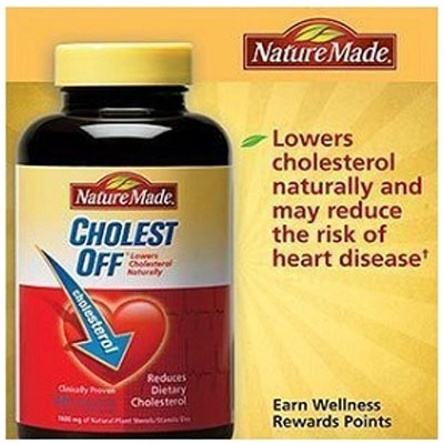 美国Nature Made莱萃美 胆固醇清片 Cholest-Off(240粒/瓶)，原价￥357，限时仅售￥258！绝对正品，超低折扣，含美国直邮哦~