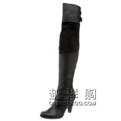 GUESS盖尔斯 2011新款Sawyer3 圆头高跟过膝骑士长靴 Sawyer 3 Boot (黑色)，原价￥1878，限时仅售￥1099！绝对正品，超低折扣，含美国直邮～