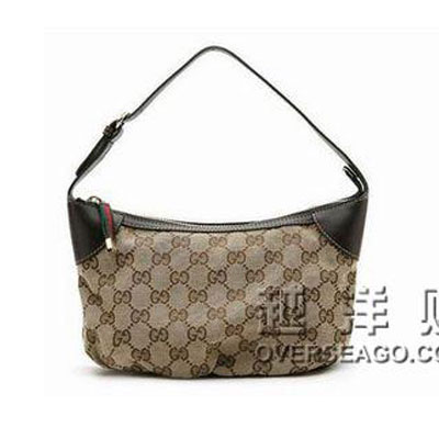 GUCCI古驰 2011年秋款化妆包 COSMETIC BAG (224093 FFKPG 9791) (棕色)，原价￥7800，限时仅售￥3288！绝对正品，超低折扣，含美国直邮～