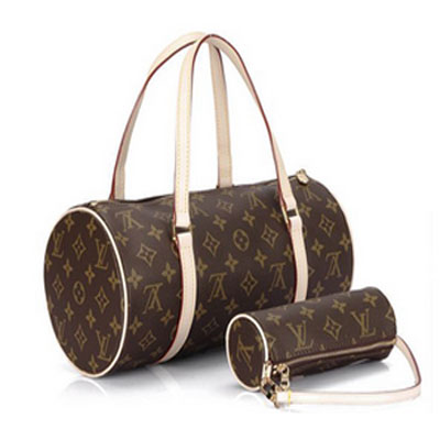 LOUIS VUITTON 路易威登 经典老花圆筒单肩/手提母子包 PAPILLON30 (M51385)（棕色），原价￥18500，限时仅售￥9288！绝对正品，超低折扣，含美国直邮～