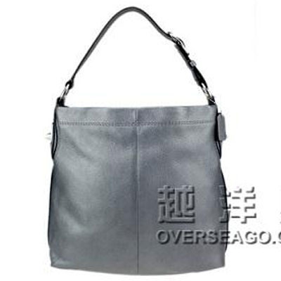 COACH 蔻驰 女士经典全皮单肩/手提包 (COACH F16535 / COACH16535) (银色/红色)，原价￥4900，限时仅售￥1588！绝对正品，超低折扣，含美国直邮～