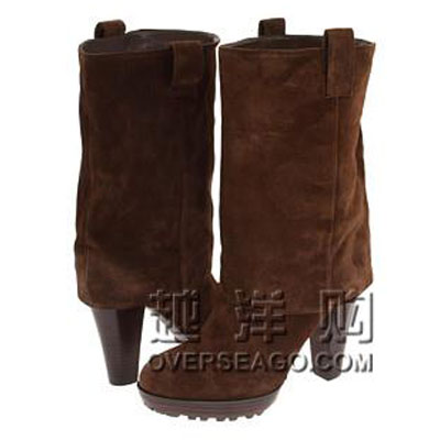 Nine West 玖熙 2011新款兔耳中筒靴 Damita (黑色/深棕色/深灰色)，原价￥1578，限时仅售￥898！绝对正品，超低折扣，含美国直邮～