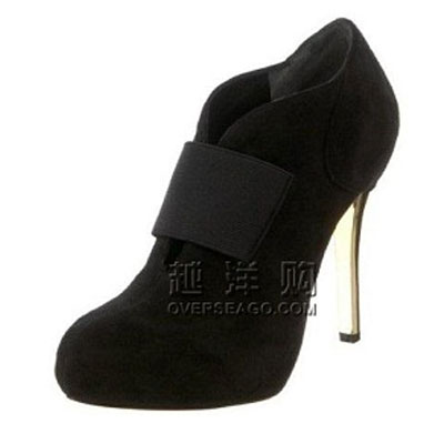 Nine West 玖熙 2011新款松紧U口及踝靴Rodda（黑色绒面)，原价￥1400，限时仅售￥988！绝对正品，超低折扣，含美国直邮～