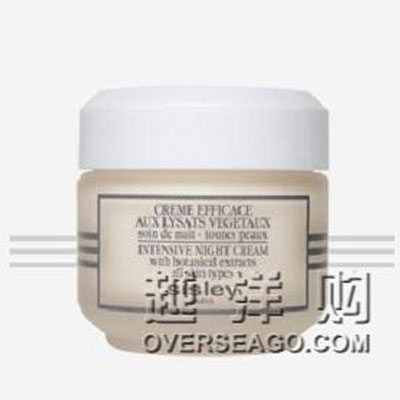 法国Sisley希思黎 密集晚霜 BOTANCIAL INTENSIVE NIGHT CREAM(50ml)，原价￥2300，限时仅售￥1498！绝对正品，超低折扣，含美国直邮哦~