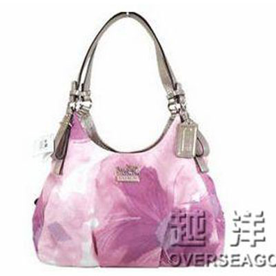 COACH 蔻驰 2011新款MADISON麦迪逊系列鲜花印花MAGGIE单肩/手提包 (COACH F17014 / COACH 17014) (粉红色)，原价￥3399，限时仅售￥1588！绝对正品，超低折扣，含美国直邮～