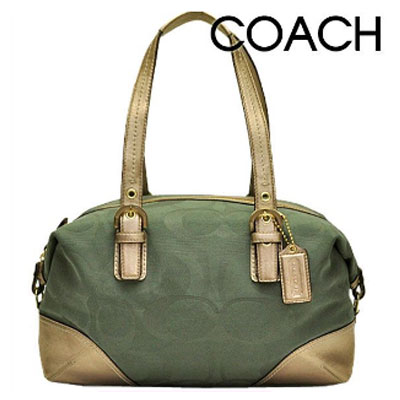 COACH 蔻驰 新款Ashely单肩手拎两用包 (COACH F17394 / COACH 17394) (绿色)，  原价￥3500，限时仅售￥1598！  绝对正品，超低折扣，含美国直邮～