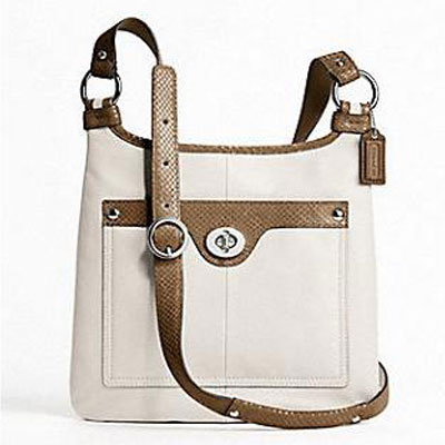 COACH 蔻驰 真皮斜挎女包 (COACH F16533 / COACH 16533) (白色)，原价￥3080，限时仅售￥1298！绝对正品，超低折扣，含美国直邮～