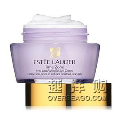 美国Estee Lauder雅诗兰黛 抗皱滋润眼霜 Time Zone Anti-Line/Wrinkle Eye Creme(15ml)，原价￥530，限时仅售￥439！绝对正品，超低折扣，含美国直邮哦~