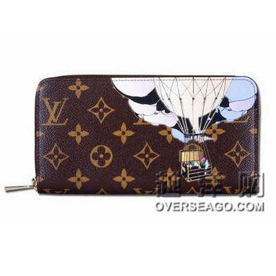 LOUIS VUITTON 路易威登 女士时髦卡通画拉链式长款钱包 ZIPPY WALLET ILLUSTRÉ (M60292) (棕色)，原价￥12590，限时仅售￥6188！绝对正品，超低折扣，含美国直邮～