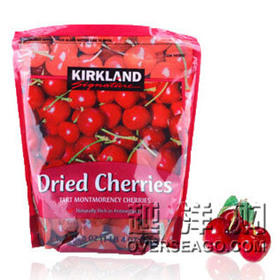 KIRKLAND 柯克兰 美国天然樱桃干 DRIED CHERRIES(车厘子干) (20 oz/567g)，原价￥188， 限时仅售￥158！绝对正品，超低折扣，含美国直邮哦~~