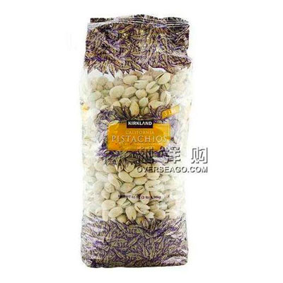 KIRKLAND  柯克兰 美国开心果 PISTACHIOS(48 oz/1.36kg)，原价￥298， 限时仅售￥228！绝对正品，超低折扣，含美国直邮哦~~