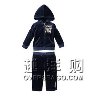 JUICY COUTURE 橘滋 运动休闲服 CHOOSE JUICY TRACKSUIT(JCKIG404)(褐蓝)，原价￥1828，限时仅售￥918！绝对正品，超低折扣，含美国直邮～