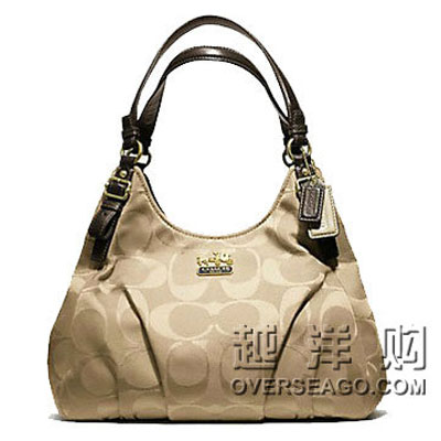 COACH 蔻驰 麦迪逊系列经典标志C MAGGIE手提包 MADISON SIGNATURE C MAGGIE (18762)，原价￥3800，限时仅售￥2880！绝对正品，超低折扣，含美国直邮～