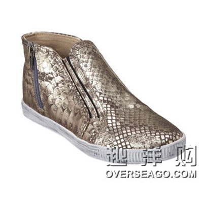 NINE WEST 玖熙 2012新款金属质感鱼鳞平底鞋 SONNI (青铜色)，原价￥1788，限时仅售￥1028！绝对正品，超低折扣，含美国直邮～