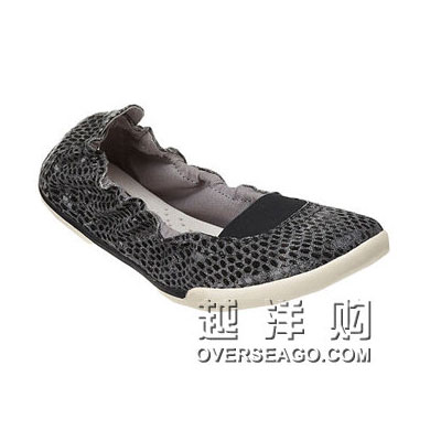NINE WEST 玖熙 2012新款时尚弹性带平底单鞋 SARA (黑色)，原价￥1688，限时仅售￥668！绝对正品，超低折扣，含美国直邮～