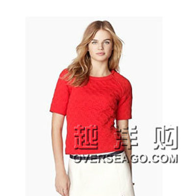 JUICY COUTOURE 橘滋 女士厚棉印花短袖T恤 LUSH SIGNET TEE(JG005556)(多色)，原价￥1758，限时仅售￥1088！绝对正品，超低折扣，含美国直邮～