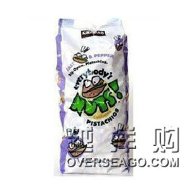 KIRKLAND 柯克兰 开心果 自然开口 椒盐口味（1360g)，原价￥， 限时仅售￥！绝对正品，超低折扣，含美国直邮哦~~