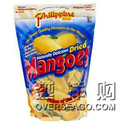 KIRKLAND 柯克兰 美国原装Philippine Dried Mangoes 特级芒果干(850g)，原价￥， 限时仅售￥！绝对正品，超低折扣，含美国直邮哦~~