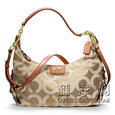 COACH 蔻驰 麦迪逊系列欧普图案绸缎HAILEY手提包 MADISON OP ART SATEEN HAILEY (COACH F18653) ，原价￥3680，限时仅售￥2580！绝对正品，超低折扣，含美国直邮～