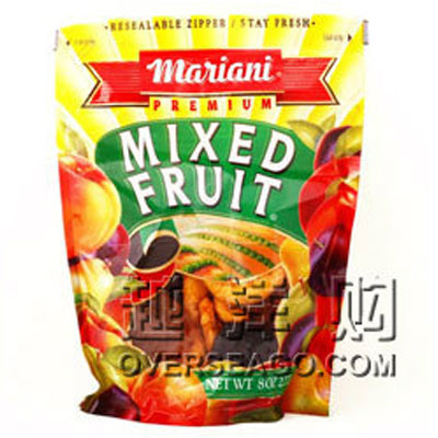 MARIANI 玛莉安妮 MIXED FRUIT什锦混合水果干特价促销不加糖（1020g），原价￥， 限时仅售￥！绝对正品，超低折扣，含美国直邮哦~~
