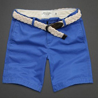 ABERCROMBIE & FITCH  阿贝克隆贝比&费奇 2012年新款男士休闲短裤 RAQUETTE RIVER(蓝色)，原价￥858，限时仅售￥548！绝对正品，超低折扣，含美国直邮～