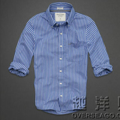 ABERCROMBIE & FITCH  阿贝克隆贝比&费奇 2012年新款男士衬衫 JAY RANGE(多色)，原价￥998，限时仅售￥738！绝对正品，超低折扣，含美国直邮～