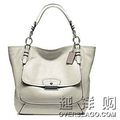 COACH 蔻驰 克里斯汀系列 PINNACLE 旗舰真皮大手袋 KRISTIN (COACH F19385)  ，原价￥7880，限时仅售￥5380！绝对正品，超低折扣，含美国直邮～