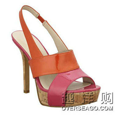 NINE WEST/玖熙  2012新款女式凉鞋 FAIRGAME  (天蓝/深蓝色、橘/粉)，原价￥1768，限时仅售￥1128！绝对正品，超低折扣，含美国直邮～