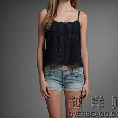 ABERCROMBIE & FITCH  阿贝克隆贝比&费奇 2012年新款女士吊带衫 SONIA (多色)，原价￥1468，限时仅售￥718！绝对正品，超低折扣，含美国直邮～