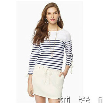 JUICY COUATOURE 橘滋 女士短裙 SKRT WITH WOVEN CONTRAST(JG005957)(多色)，原价￥1048，限时仅售￥868！绝对正品，超低折扣，含美国直邮～