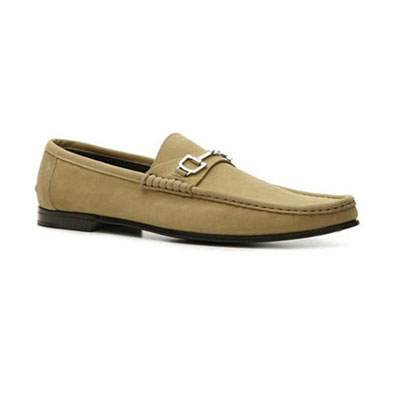 GUCCI 古驰男士绒面休闲鞋 NUBUCK MOCCASIN  (多色)，原价￥3800，限时仅售￥2480！绝对正品，超低折扣，含美国直邮～