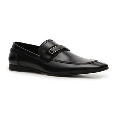 CALVIN KLEIN  男士休闲皮鞋 SEAN SLIP-ON  (黑色)，原价￥1480，限时仅售￥980！绝对正品，超低折扣，含美国直邮～