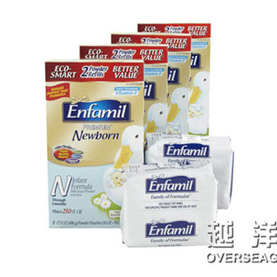 Enfamil 美赞臣 金尊极品新生儿专用经济型袋装奶粉(Premium)(适合0-3个月)(4盒装，992g/盒*4)，原价￥2188，限时仅售￥1598！绝对正品，超低折扣，含美国直邮～